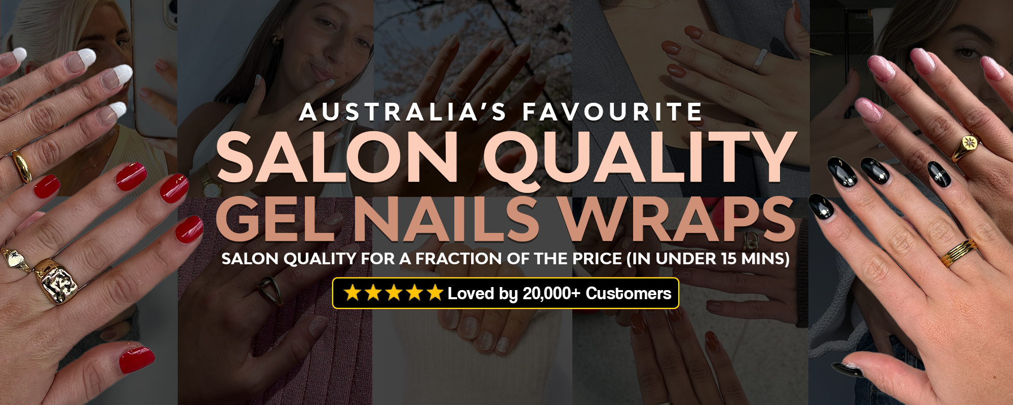 Christmas Semi Cured Gel Nail Stickers – Sunday Nails